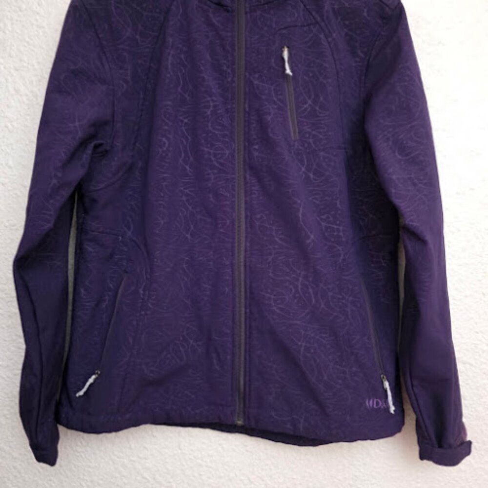 Double Diamond Abstract Softshell Jacket In Purpl… - image 3